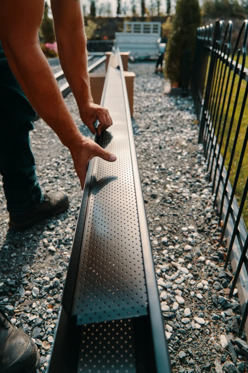 Chantier gouttières — Gouttières Bélanger et Fils